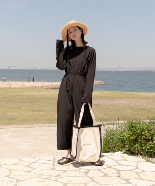 DEVICE＋ オールインワン ラッシュガード 長袖 水陸両用 日焼け