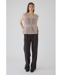 Dry touch summer knit vest ドライタッチサマーニットベスト