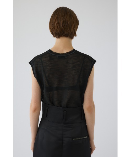 RIM.ARK(リムアーク)の「Dry touch summer knit vest ドライタッチサマーニットベスト(ニット/セーター・レディース・ブラック/グレー/ピンク・FREE)」の13枚目の写真