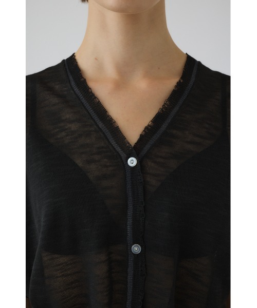 RIM.ARK(リムアーク)の「Dry touch summer knit vest ドライタッチサマーニットベスト(ニット/セーター・レディース・ブラック/グレー/ピンク・FREE)」の10枚目の写真