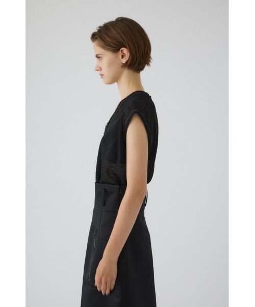 RIM.ARK(リムアーク)の「Dry touch summer knit vest ドライタッチサマーニットベスト(ニット/セーター・レディース・ブラック/グレー/ピンク・FREE)」の12枚目の写真