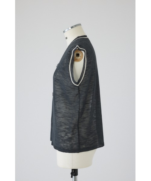 RIM.ARK(リムアーク)の「Dry touch summer knit vest ドライタッチサマーニットベスト(ニット/セーター・レディース・ブラック/グレー/ピンク・FREE)」の18枚目の写真