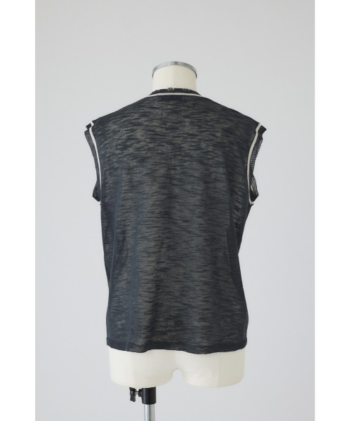 RIM.ARK(リムアーク)の「Dry touch summer knit vest ドライタッチサマーニットベスト(ニット/セーター・レディース・ブラック/グレー/ピンク・FREE)」の19枚目の写真