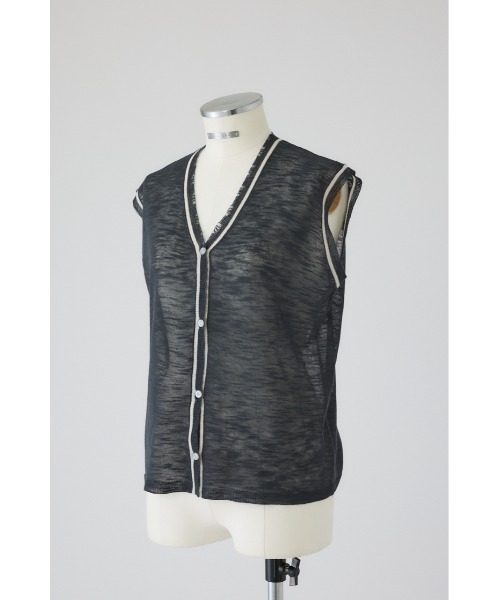 RIM.ARK(リムアーク)の「Dry touch summer knit vest ドライタッチサマーニットベスト(ニット/セーター・レディース・ブラック/グレー/ピンク・FREE)」の15枚目の写真