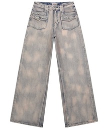 Guess | GUESS Originals Double Pocket Wide Leg デニムパンツ ワイドジーンズ レディース(デニムパンツ)