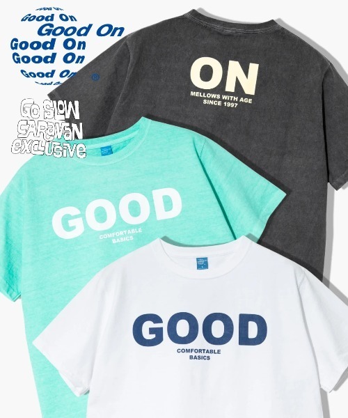 Good On(グッドオン)の「Good On/グッドオン LOGO HVY S/S TEE EX 【GSC別注】(Tシャツ/カットソー・メンズ・チャコールグレー/ホワイト/ミント・X-LARGE/LARGE/MEDIUM)」の20枚目の写真