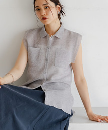 Noble - ノーブル　ロングスリーブ　シアーニット Noble（ノーブル）の「ロングスリーブシアーニットプルオーバー