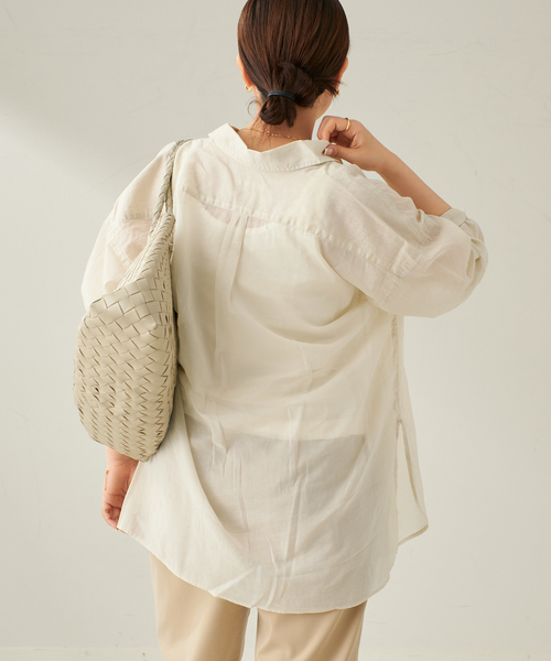 plage（プラージュ）の「fluffy sheer シャツ（シャツ/ブラウス）」 - WEAR