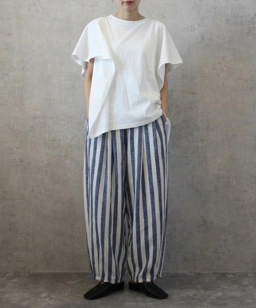 SELECT LEVERY(セレクトリベリー)の「綿麻サーカスパンツ(その他パンツ・レディース・グリーン/ブラック/ブルー系その他/モカ/オートミール/ブラック系その他/ラベンダー/ネイビー/オレンジ/ダークグリーン・MEDIUM/LARGE/SMALL/X-LARGE)」の19枚目の写真