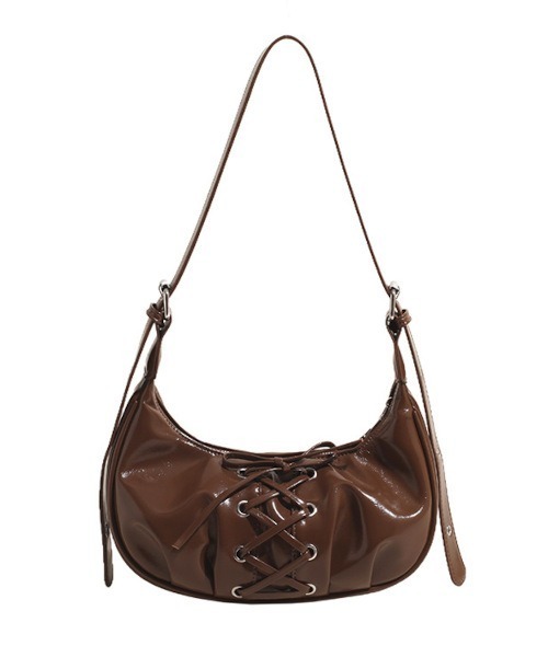 MASHIRO(マシロ)の「【MASHIRO】レースアップショルダーバッグ/2WAY(MA)(ショルダーバッグ・レディース・ブラック/シルバー・FREE)」の9枚目の写真