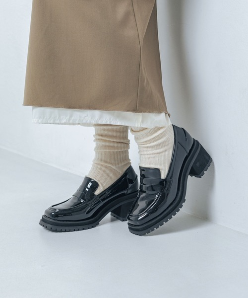 EVOL(イーボル)の「【ふかふか・軽量】トラックソール6.5cmローファー IZ5831(ローファー・レディース・ブラウン/ブラック/ブラウン系その他/ブラック系その他・24.0cm/25.0cm/22.0cm/22.5cm/23.5cm/24.5cm/23.0cm)」の1枚目の写真