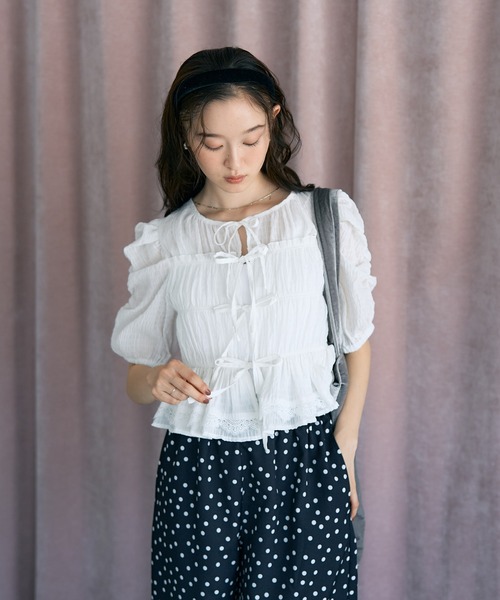 earth music&ecology(アースミュージックアンドエコロジー)の「【WEB限定】ベロアトートバッグ(トートバッグ・レディース・ピンク/ミント/アイボリー/ブラック/グレー・FREE)」の10枚目の写真