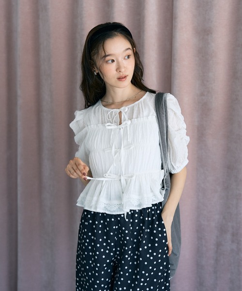 earth music&ecology(アースミュージックアンドエコロジー)の「【WEB限定】ベロアトートバッグ(トートバッグ・レディース・ピンク/ミント/アイボリー/ブラック/グレー・FREE)」の11枚目の写真