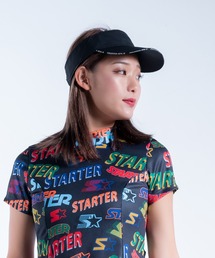 STARTER(スターター)の【WG】【it】【STARTER GOLF】スターターゴルフ ワンポイントロゴ刺繍 サンバイザー サイズ調節可能 SG-023007(サンバイザー)
