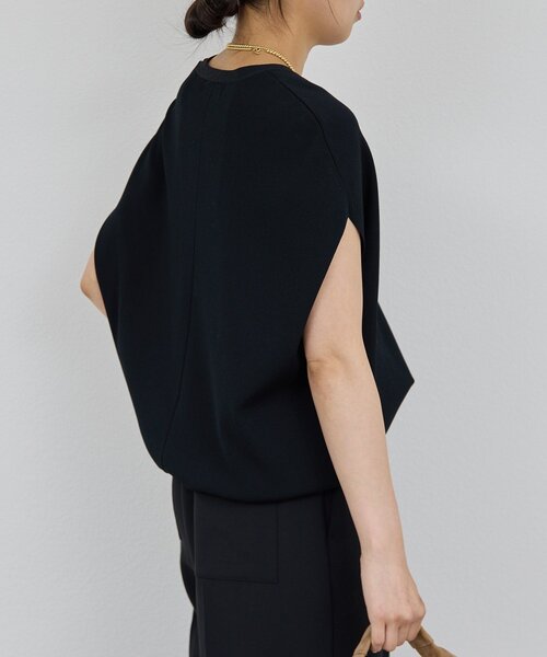 GALLARDAGALANTE（ガリャルダガランテ）の「Vフレンチニット（ベスト・レディース・ブラック/キャメル・FREE）」の4枚目の写真