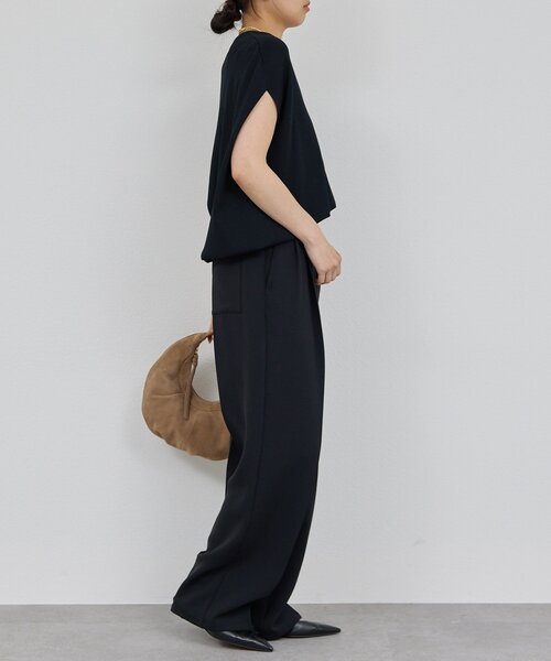 GALLARDAGALANTE（ガリャルダガランテ）の「Vフレンチニット（ベスト・レディース・ブラック/キャメル・FREE）」の7枚目の写真