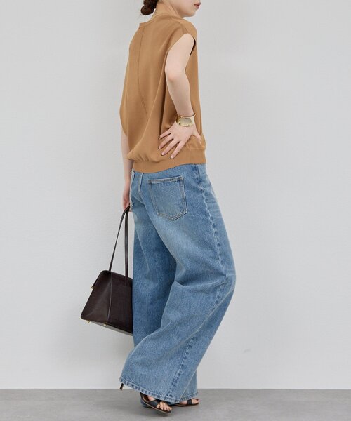 GALLARDAGALANTE（ガリャルダガランテ）の「Vフレンチニット（ベスト・レディース・ブラック/キャメル・FREE）」の16枚目の写真