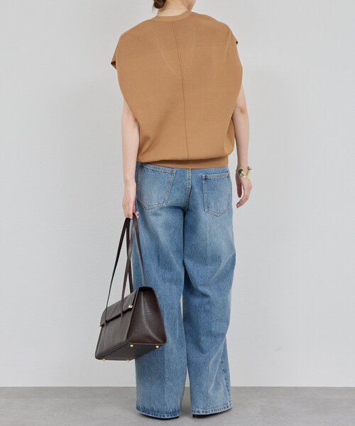 GALLARDAGALANTE（ガリャルダガランテ）の「Vフレンチニット（ベスト・レディース・ブラック/キャメル・FREE）」の17枚目の写真