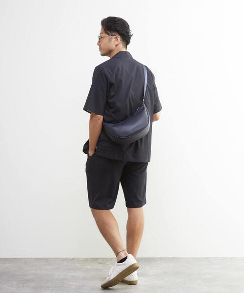 MEN'S MELROSE（メンズメルローズ）の「DOTAIRサッカーオープンカラーシャツ | ストレッチ / 防シワ（シャツ/ブラウス・メンズ・ネイビー/カーキ・2/4/3）」の11枚目の写真