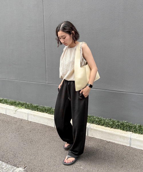 feepur（フェピュール）の「ポンチカーブイージーパンツ（その他パンツ・レディース・ブラック/ブラウン/グレー・SMALL/MEDIUM）」の19枚目の写真