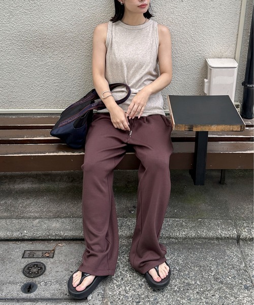 feepur（フェピュール）の「ポンチカーブイージーパンツ（その他パンツ・レディース・ブラック/ブラウン/グレー・SMALL/MEDIUM）」の22枚目の写真