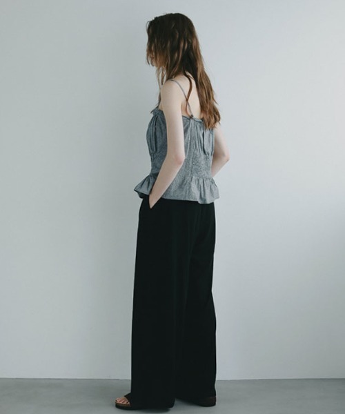 ETRE TOKYO(エトレトウキョウ)の「【再入荷!】エアリーカットセミワイドパンツ(その他パンツ・レディース・ホワイト/ブラック・S/M)」の17枚目の写真