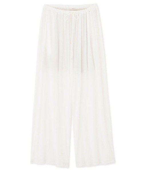 ETRE TOKYO(エトレトウキョウ)の「【再入荷!】エアリーカットセミワイドパンツ(その他パンツ・レディース・ホワイト/ブラック・S/M)」の4枚目の写真