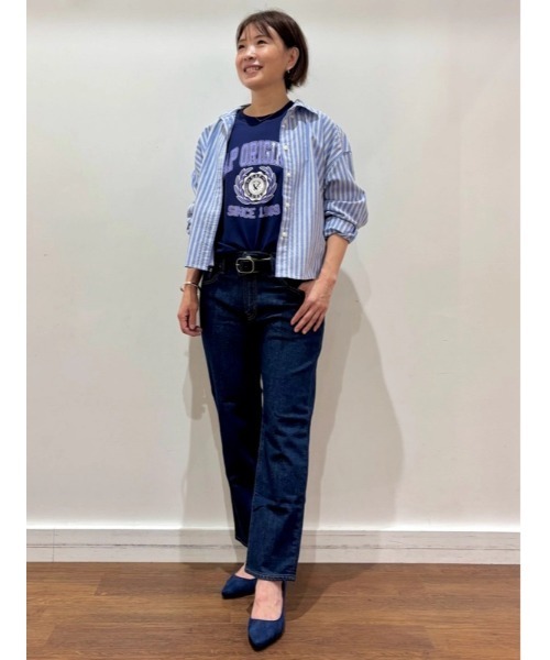 GAP(ギャップ)の「ミッドライズ ガールフレンドデニム(デニムパンツ・レディース・インディゴブルー・23/24/28/29/30/25/26/27)」の7枚目の写真