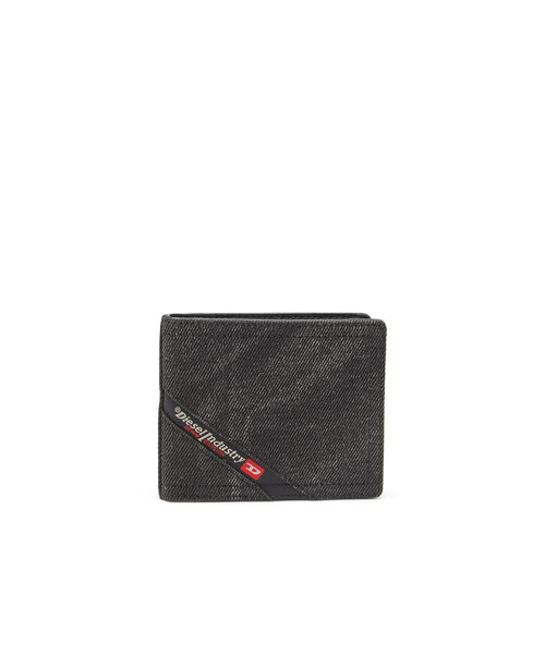 美品 DIESEL DSL 3D BI FOLD COIN S 二つ折り財布 DSL 3D BI FOLD COIN S 二つ折りウォレット｜ブラック｜メンズ｜DIESEL