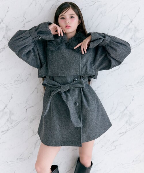 OLIVE des OLIVE（オリーブデオリーブ）の「ファーティペットミドル丈