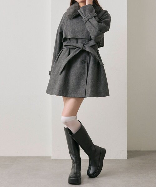 OLIVE des OLIVE（オリーブデオリーブ）の「【3WAY】ファーティペット