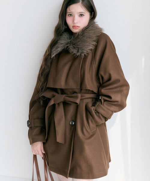 OLIVE des OLIVE（オリーブデオリーブ）の「ファーティペットミドル丈