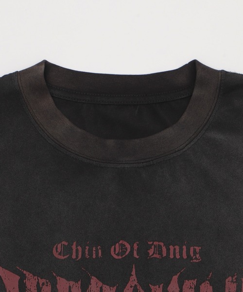 Figments（フィグメンツ）の「パンクロゴビッグＴ（Tシャツ/カットソー・レディース・ブラック/ホワイト・FREE）」の13枚目の写真