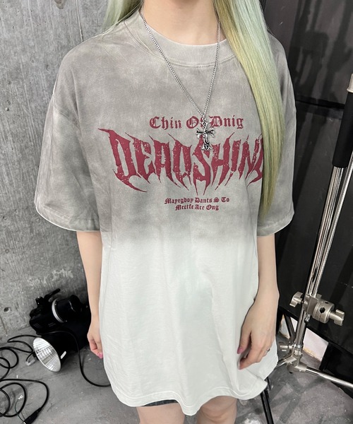 Figments（フィグメンツ）の「パンクロゴビッグＴ（Tシャツ/カットソー・レディース・ブラック/ホワイト・FREE）」の3枚目の写真