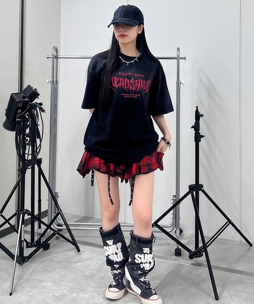 Figments（フィグメンツ）の「パンクロゴビッグＴ（Tシャツ/カットソー・レディース・ブラック/ホワイト・FREE）」の8枚目の写真