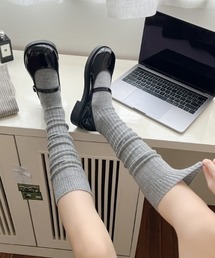 Teem Store（チームストア）の「リブ膝下ソックス（ソックス/靴下）」