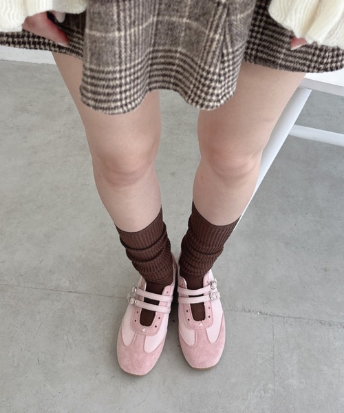 Loueme(ルエム)の「ダブルストラップバレエスニーカー(スニーカー・レディース・ピンク/アイボリー/ライトブルー・23.5cm/24.5cm)」の19枚目の写真