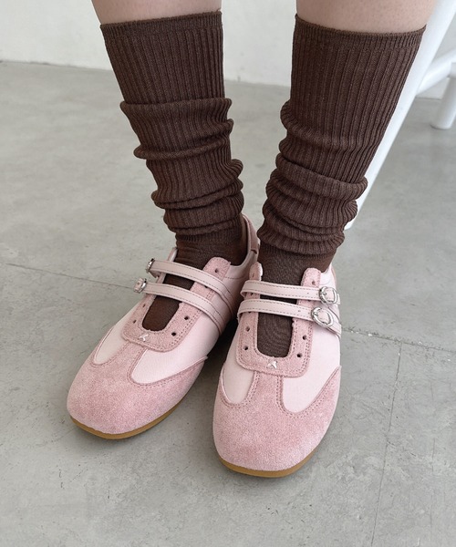 Loueme(ルエム)の「ダブルストラップバレエスニーカー(スニーカー・レディース・ピンク/アイボリー/ライトブルー・23.5cm/24.5cm)」の17枚目の写真