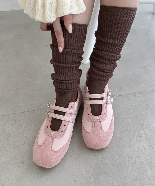 Loueme(ルエム)の「ダブルストラップバレエスニーカー(スニーカー・レディース・ピンク/アイボリー/ライトブルー・23.5cm/24.5cm)」の18枚目の写真