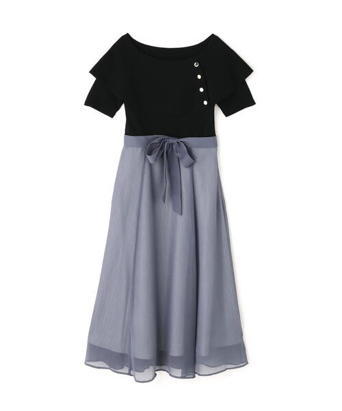 PROPORTION BODY DRESSING(プロポーションボディドレッシング)の「ケープ風ニットドッキングワンピース / 1215240803(ワンピース・レディース・ブルー/ブラウン/ホワイト系その他・MEDIUM/SMALL)」の11枚目の写真