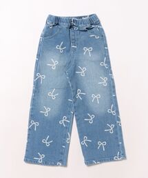 KIDS FOREST | KR リボン柄デニムパンツ(その他パンツ)