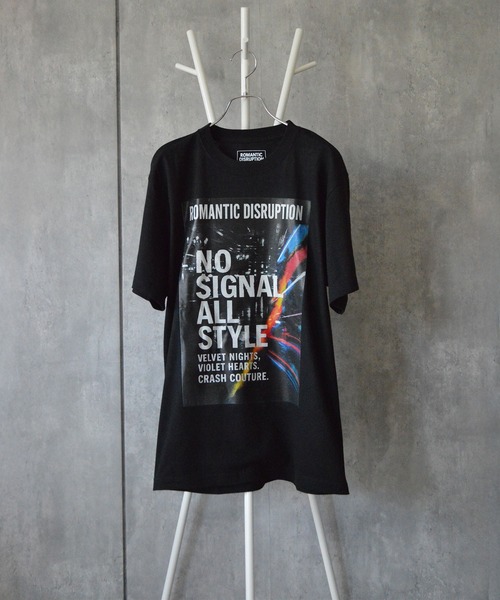 BROTHERHOOD(ブラザーフッド)の「【ROMANTIC DISRUPTION】No Signal All Style Tee(Tシャツ/カットソー・メンズ・ブラック・LARGE)」の6枚目の写真