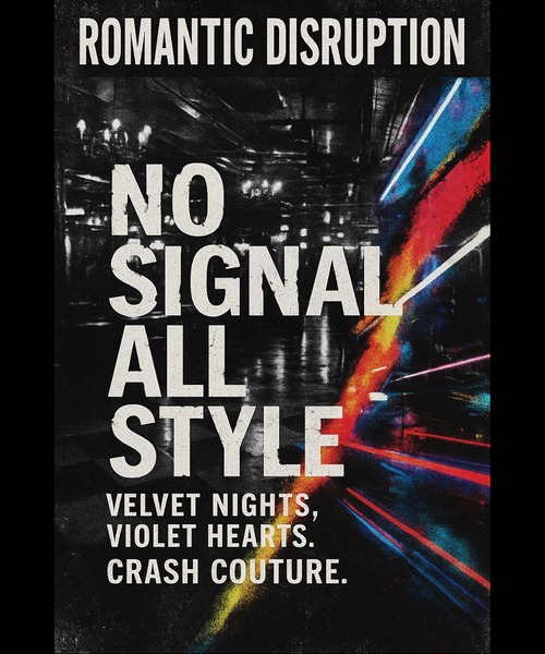 BROTHERHOOD(ブラザーフッド)の「【ROMANTIC DISRUPTION】No Signal All Style Tee(Tシャツ/カットソー・メンズ・ブラック・LARGE)」の5枚目の写真