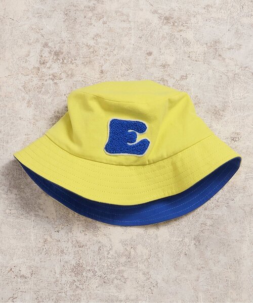 BREEZE（ブリーズ）の「one by more サガラシシュウハット（ハット・キッズ・ネイビー/ライム・52/54/56）」の2枚目の写真