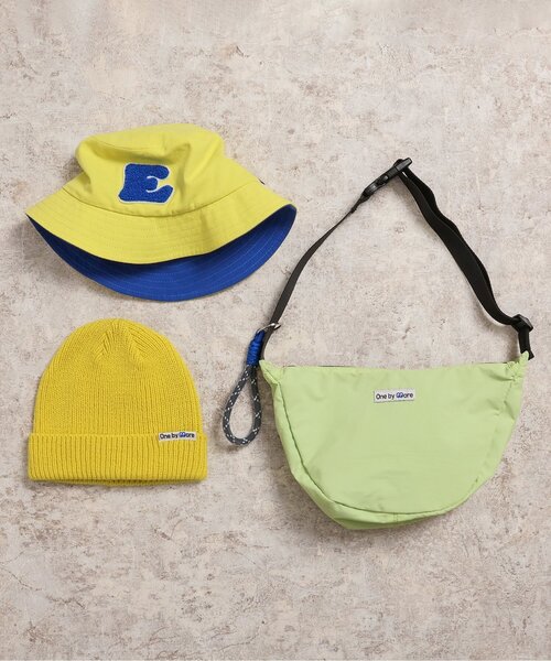 BREEZE（ブリーズ）の「one by more サガラシシュウハット（ハット・キッズ・ネイビー/ライム・52/54/56）」の7枚目の写真