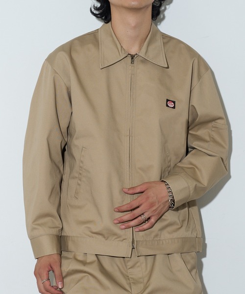 RED KAP(レッドキャップ)の「【RED KAP】限定商品 JT22別注 TWILL ZIP WORK JACKET ツイルワーク ジップジャケット セットアップジャケット スウィングトップ(ブルゾン・メンズ・ブラック/ベージュ・LL/L/M/S)」の3枚目の写真