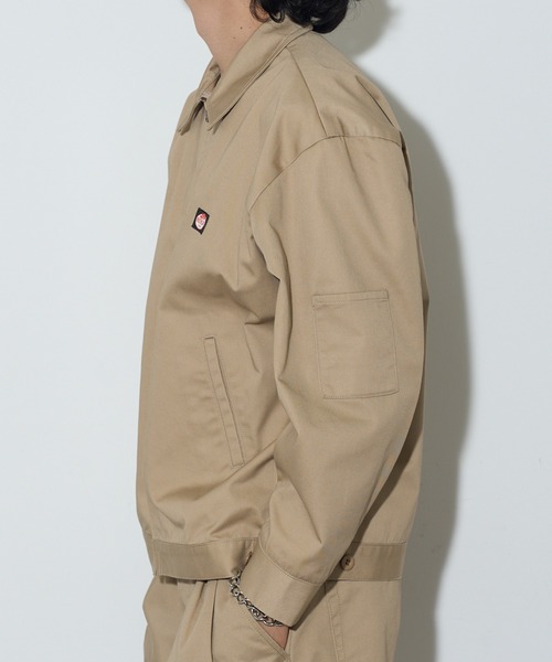 RED KAP(レッドキャップ)の「【RED KAP】限定商品 JT22別注 TWILL ZIP WORK JACKET ツイルワーク ジップジャケット セットアップジャケット スウィングトップ(ブルゾン・メンズ・ブラック/ベージュ・LL/L/M/S)」の6枚目の写真