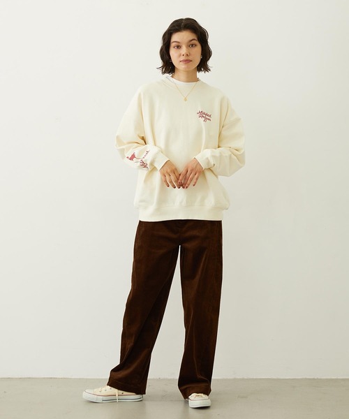 MILKFED.(ミルクフェド)の「HEART BALLOON SWEAT TOP(スウェット・レディース・オフホワイト/ネイビー/チャコール・M/L)」の16枚目の写真