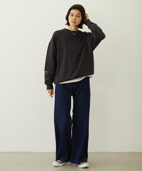 MILKFED.(ミルクフェド)の「HEART BALLOON SWEAT TOP(スウェット・レディース・オフホワイト/ネイビー/チャコール・M/L)」の20枚目の写真
