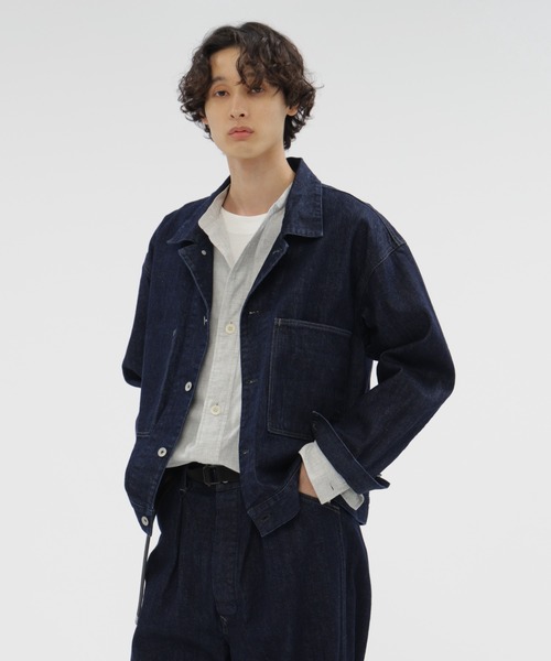 MHL× CANTON デニムジャケット Gジャン インディゴ CANTON DENIM（デニムジャケット）｜MHL.（エムエイチエル）の